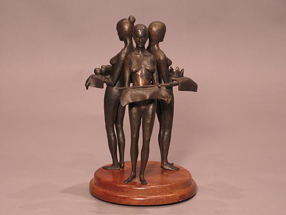 Sisters - Bronze Sculpture