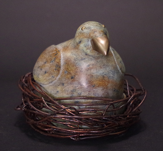 Nesting Bird - stone