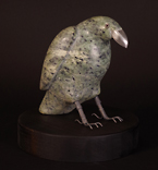 Speckled Raven - Stone Sculpture